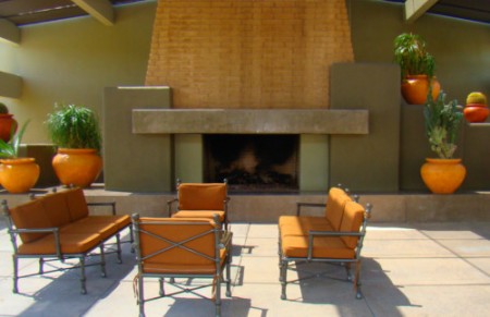 Sonoran Club Fireplace Fireplace at the Sonoran Clubhouse