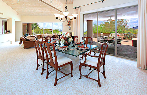 10674 E HONEY MESQUITE DR Scottsdale - Dining Room to FR and View
