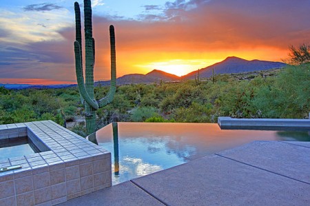 Desert Mountain Cochise Ridge Sunset