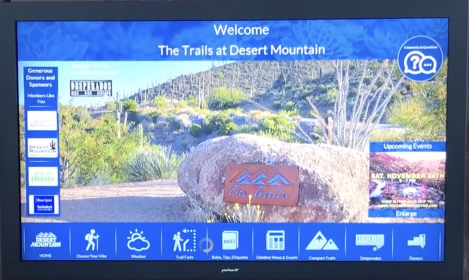Desert Mountain Hiking Trails New Computerized System — Desert Mountain